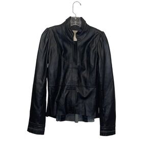 Yaya Woman 100% Leather Jacket Size L